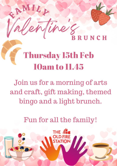 FAMILY VALENTINES BRUNCH 15th February 2024 10am-11:45am Image