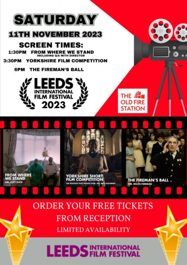 Leeds Film Festival 11th November - FREE SCREENINGS Image