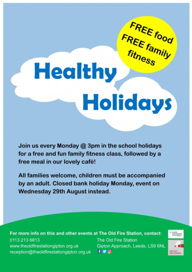 Free meal and family fitness Image